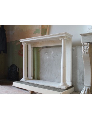 500 ANTIQUE ELEGANT EMPIRE STYLE FIREPLACE IN...