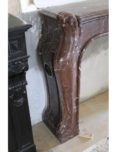 600 AG ORIGINAL ART NOUVEAU FIREPLACE MANTEL IN...