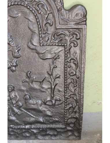 106 PIASTRA CON SCENA DI CORTEGGIAMENTO IN...