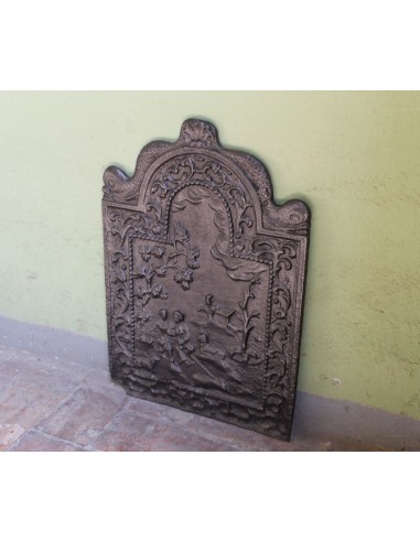 106 PIASTRA CON SCENA DI CORTEGGIAMENTO IN...