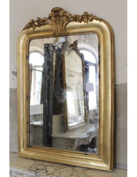 003P GRAZIOSA SPECCHIERA BAROCCA CON CIMASA FLOREALE