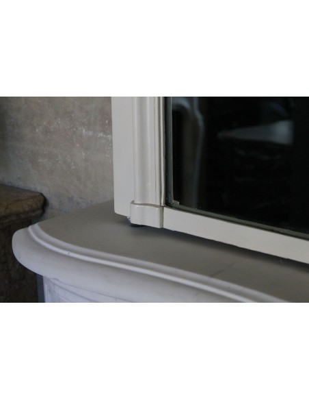 033G CAMINIERA BIANCO LACCATA PARTICOLARMENTE ALTA E SNELLA