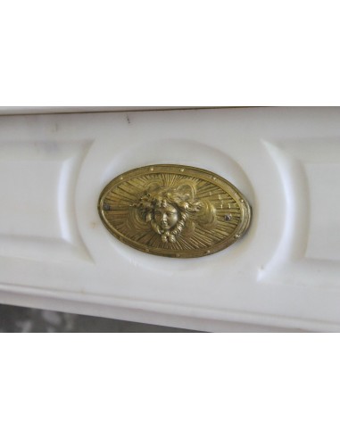 303 ANTIQUE LOUIS XIV "PARISIENNE" FIREPLACE...