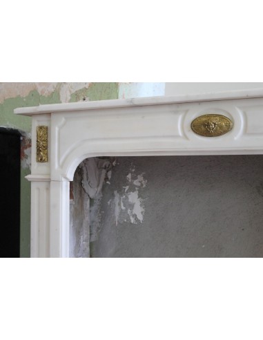 303 ANTIQUE LOUIS XIV "PARISIENNE" FIREPLACE...