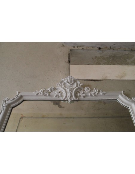 023G GRANDE CAMINIERA BAROCCA CON SPECCHIO D'ORIGINE