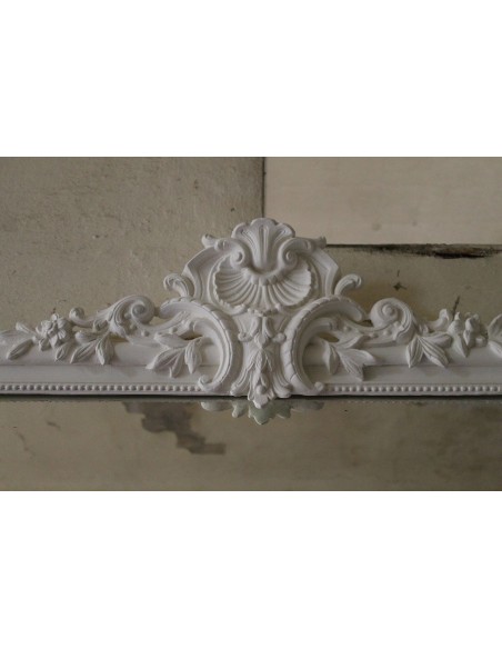 023G GRANDE CAMINIERA BAROCCA CON SPECCHIO D'ORIGINE