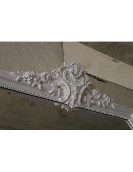 023G GRANDE CAMINIERA BAROCCA CON SPECCHIO D'ORIGINE