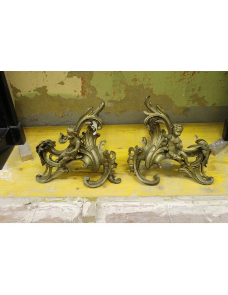 001 MERAVIGLIOSA COPPIA DI PUTTI MUSICI