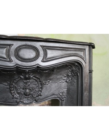 001GH ANTIQUE ART NOUVEAU CAST-IRON "LARCHER...