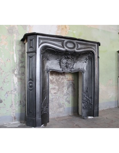 001GH ANTIQUE ART NOUVEAU CAST-IRON "LARCHER...