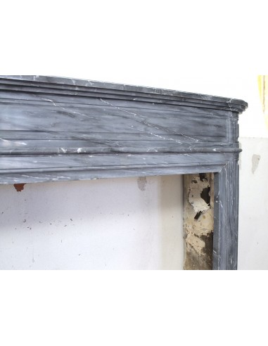 223 ANTIQUE NEOCLASSICAL "DÉMI-LUNE" FIREPLACE...