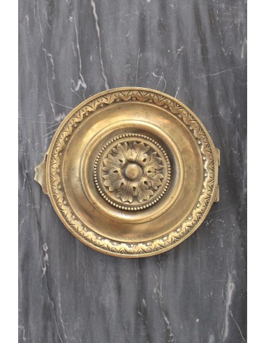 223 ANTIQUE NEOCLASSICAL "DÉMI-LUNE" FIREPLACE...