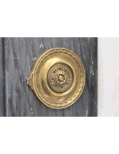 223 ANTIQUE NEOCLASSICAL "DÉMI-LUNE" FIREPLACE...