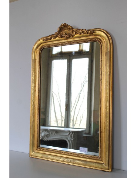 260 ORIGINALISSIMA QUANTO GRAZIOSA SPECCHIERA LUIGI XV CON CIMASA E PERLAGE