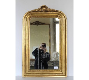 261 SPECCHIERA LUIGI XV IN FOGLIA D'ORO DI PICCOLE...