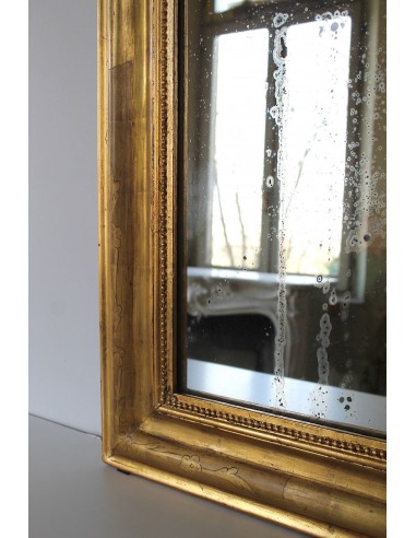 261 SPECCHIERA LUIGI XV IN FOGLIA D'ORO DI...