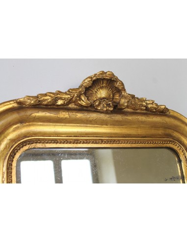 261 SPECCHIERA LUIGI XV IN FOGLIA D'ORO DI...