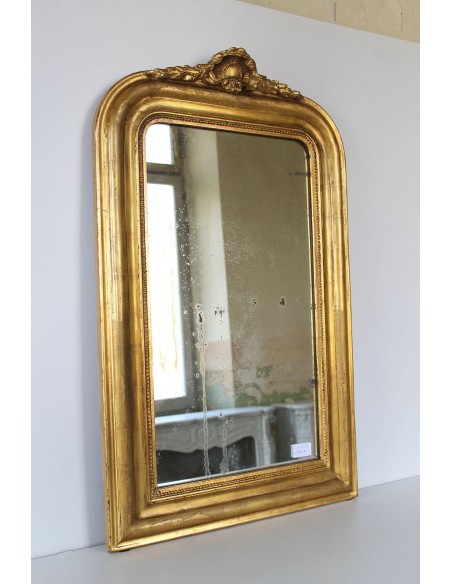 261 SPECCHIERA LUIGI XV IN FOGLIA D'ORO DI PICCOLE DIMENSIONI