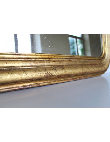 013 ANTICA SPECCHIERA DORATA A VASSOIO, DI...