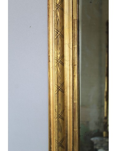 015 SPECCHIERA ANTICA IN FOGLIA D'ORO CON...