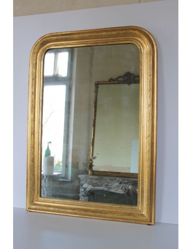 015 SPECCHIERA ANTICA IN FOGLIA D'ORO CON...