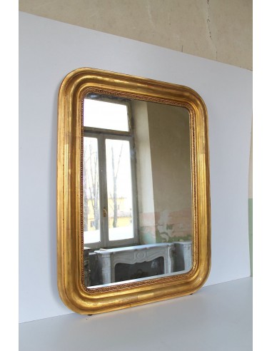 019 PICCOLA SPECCHIERA ANTICA DORATA A VASSOIO...