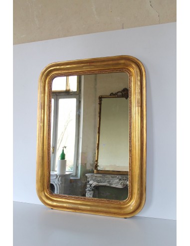 019 PICCOLA SPECCHIERA ANTICA DORATA A VASSOIO...