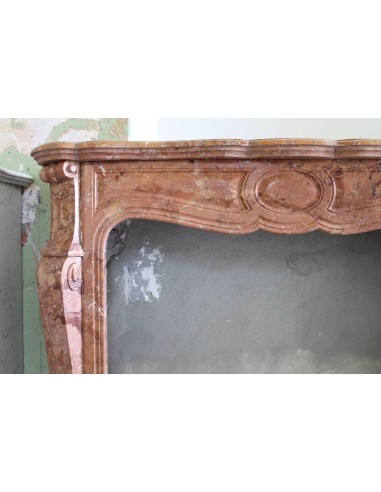 004 ANTIQUE LOUIS XV "POMPADOUR PIED GALBÉ"...