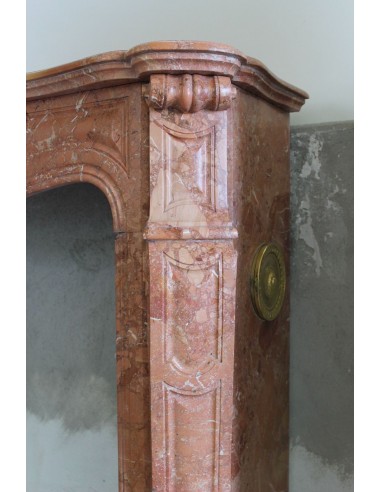 004 ANTIQUE LOUIS XV "POMPADOUR PIED GALBÉ"...