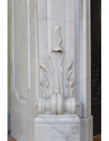 021 AG ANTIQUE LOUIS XV "DAUPHIN" MANTEL CARVED...