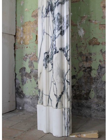 305 BIG ANTIQUE "SALVATOR ROSA” FIREPLACE IN...