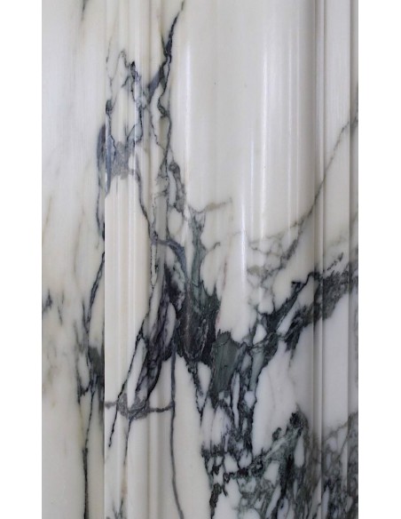 305 BIG ANTIQUE "SALVATOR ROSA” FIREPLACE IN AMAZING BRECCIA MEDICEA MARBLE