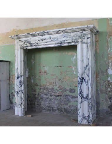 305 BIG ANTIQUE "SALVATOR ROSA” FIREPLACE IN...