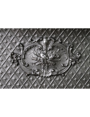 003 ANTIQUE LOUIS XV BIJOU FIREPLACE MANTEL...