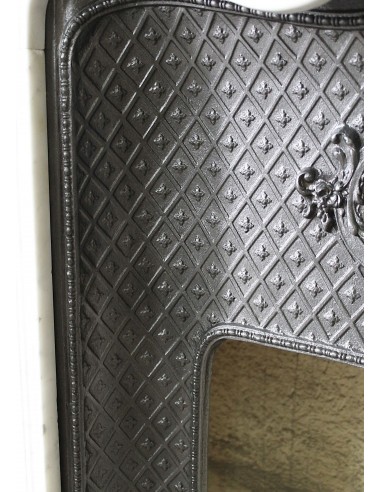 003 ANTIQUE LOUIS XV BIJOU FIREPLACE MANTEL...