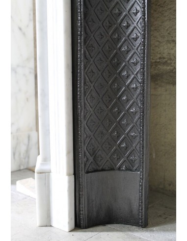 003 ANTIQUE LOUIS XV BIJOU FIREPLACE MANTEL...