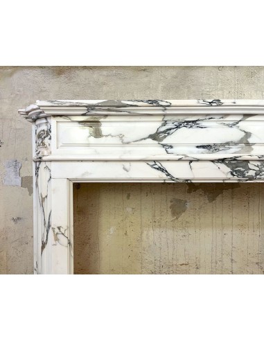 300 ANTIQUE ART DECO FIREPLACE IN FINE "BRECCIA...