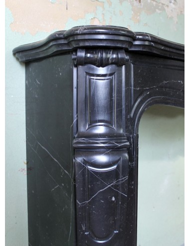 029 ANTIQUE POMPADOUR "PIED GALBÉ" FIREPLACE...