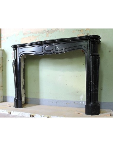 029 ANTIQUE POMPADOUR "PIED GALBÉ" FIREPLACE...