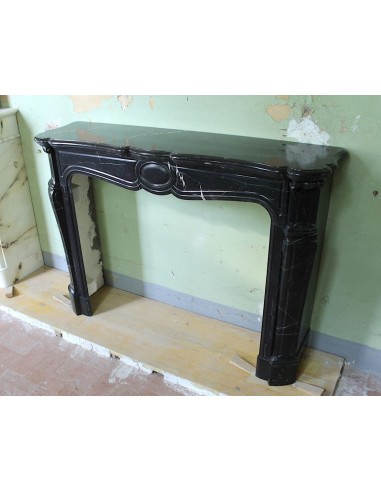 029 ANTIQUE POMPADOUR "PIED GALBÉ" FIREPLACE...