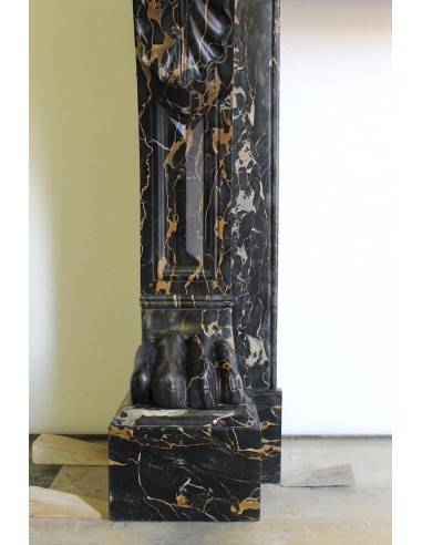 503 AG EXCEPTIONAL "GRIFFE DE LION" FIREPLACE...