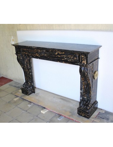 503 AG EXCEPTIONAL "GRIFFE DE LION" FIREPLACE...