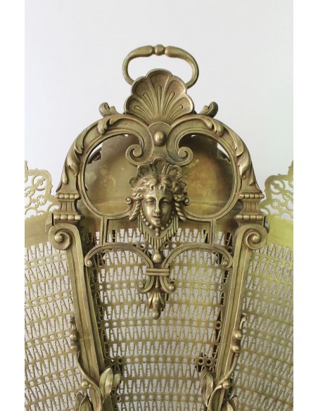 006 PARASCINTILLE "TÊTE DE FEMME" IN FUSIONE DI BRONZO