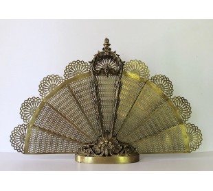 007 PARASCINTILLE A CODA DI PAVONE, IN BRONZO ED OTTONE,...