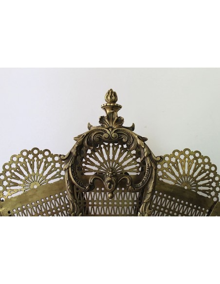 007 PARASCINTILLE A CODA DI PAVONE, IN BRONZO ED OTTONE, DI PICCOLA TAGLIA