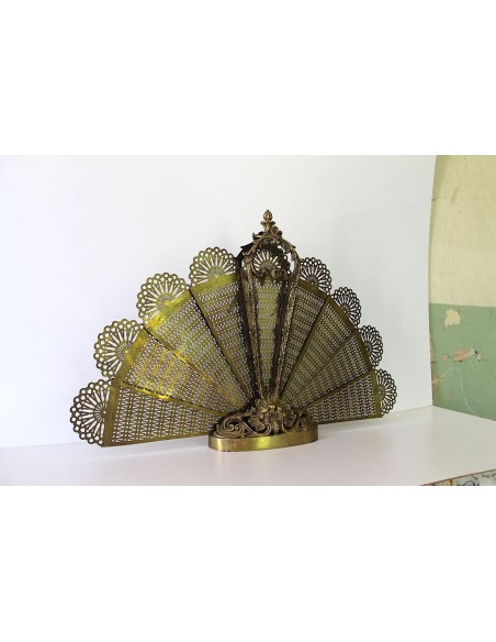 007 PARASCINTILLE A CODA DI PAVONE, IN BRONZO ED OTTONE, DI PICCOLA TAGLIA