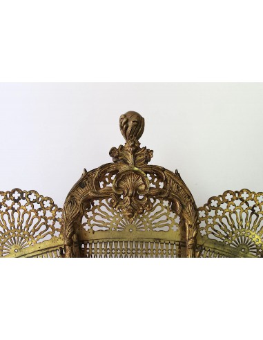 008 PARASCINTILLE ANTICO IN BRONZO PER CAMINI...