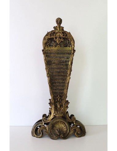 008 PARASCINTILLE ANTICO IN BRONZO PER CAMINI...