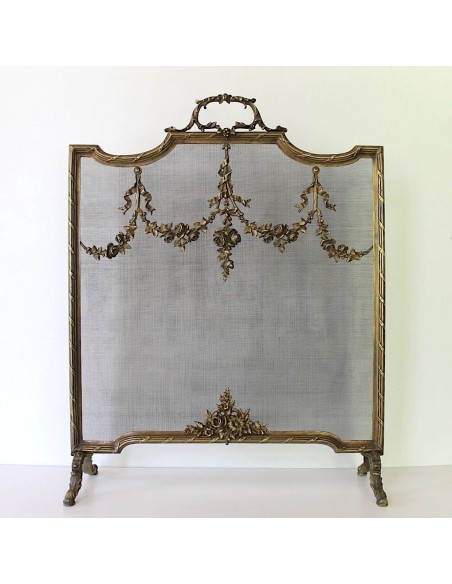 013 PARASCINTILLE NEOCLASSICO FLOREALE IN FUSIONE DI BRONZO