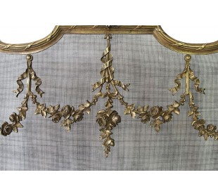 013 PARASCINTILLE NEOCLASSICO FLOREALE IN FUSIONE DI BRONZO 2